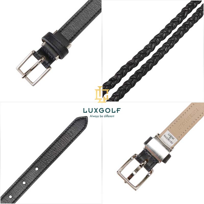 Thắt lưng golf Master Bunny Twisted leather belts màu navy thang-lung-golf-Master-Bunny-twisted-doughnut-mau-navy-2