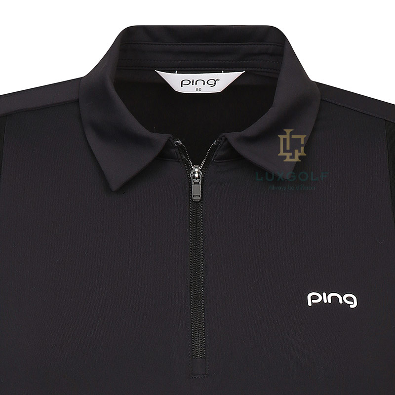 ao-golf-nu-dai-tay-half-zip-ping-pb1056-BK ao-golf-nu-dai-tay-half-zip-ping-pb1056-BK