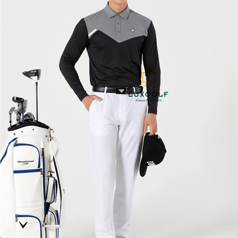 Ao-golf-nam-polo-dai-tay-Downblow-mau-den-phoi-nguc-vai-xam-4 Ao-golf-nam-polo-dai-tay-Downblow-mau-den-phoi-nguc-vai-xam-4