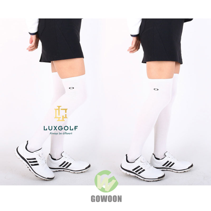 Tất golf Gowoon GWA03 - tất dài qua gối Hàn Quốc Tat-golf-nu-gowoongolf-qua-goi-WH