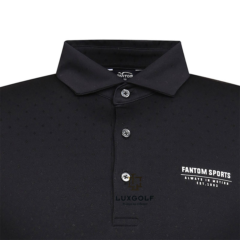 ao-polo-golf-nam-fantom-ngan-tay-jacquard-polyester-mau-den-3 ao-polo-golf-nam-fantom-ngan-tay-jacquard-polyester-mau-den-3